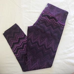 Purple workout leggings